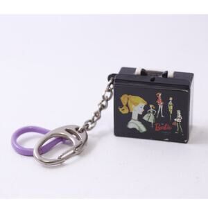 Barbie, Tiny Lunchbox, Keychain, Black, Keyring, Toy, Accessory, ~ 250903-WH 584